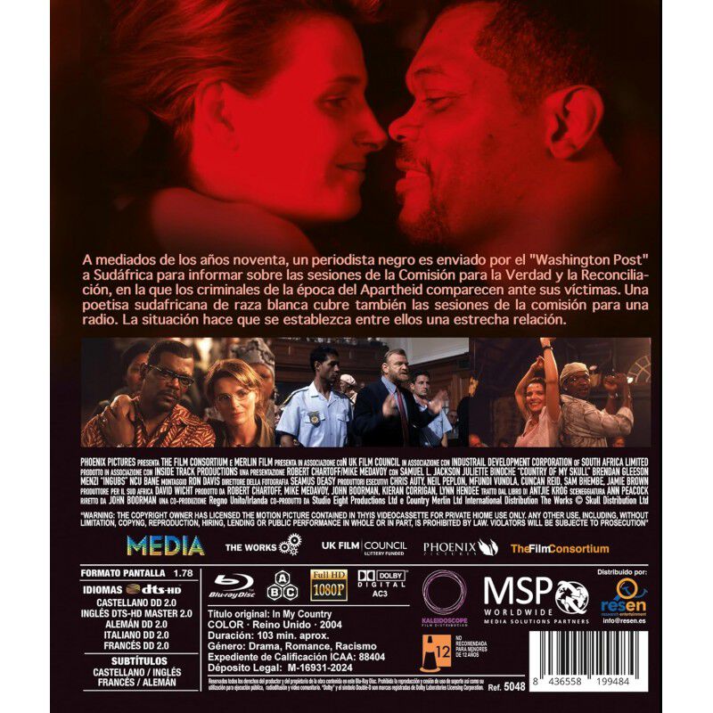 Un Pa&iacute;s En &Aacute;frica [blu-ray] (2004) In My Countr... image number null
