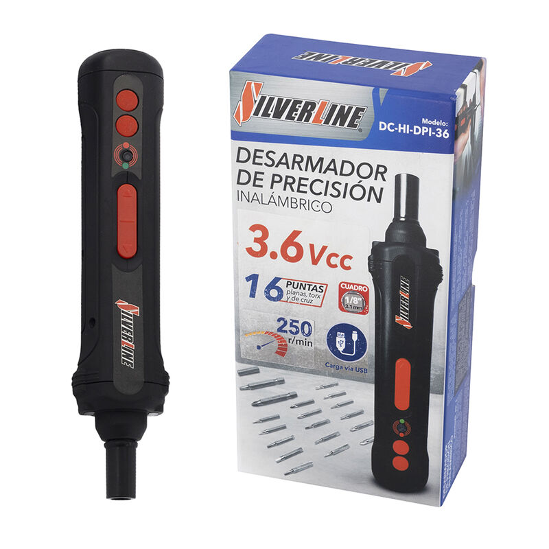 Desarmador de Precisión Inalámbrico Silverline ... image number null