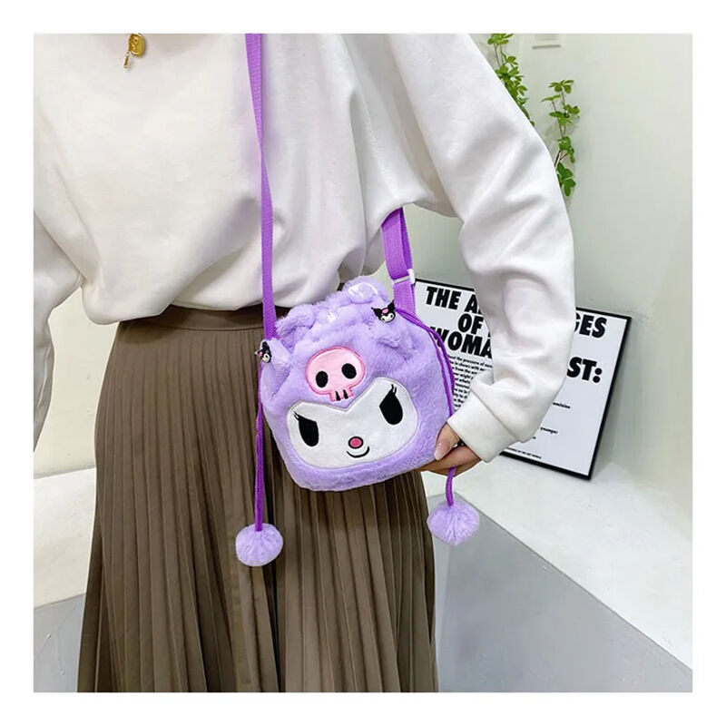 Bolsa Bandolera Afelpada Kawaii image number null
