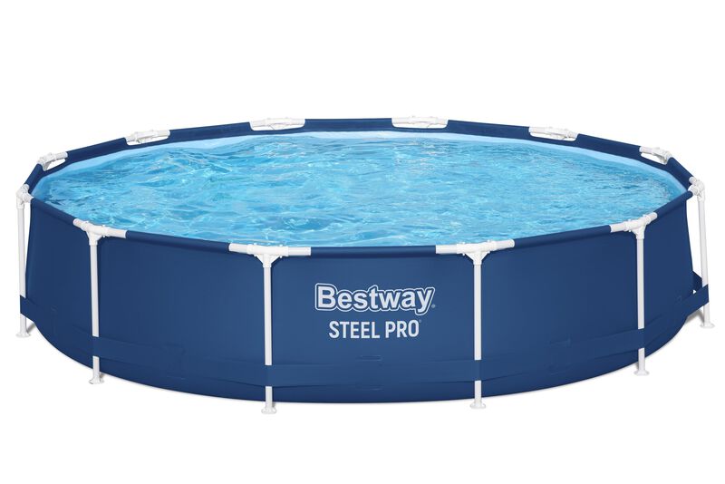 &nbsp;Alberca con estructura ovalada 4.27x2.50x1.00c... image number null