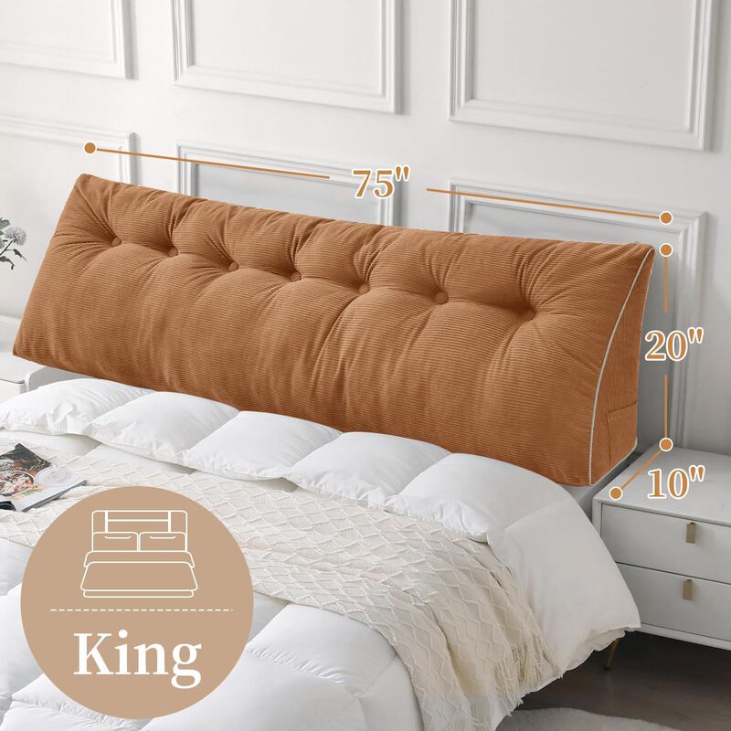 Almohada De Cabecera Sasttie King 75x20x10 Cm C... image number null