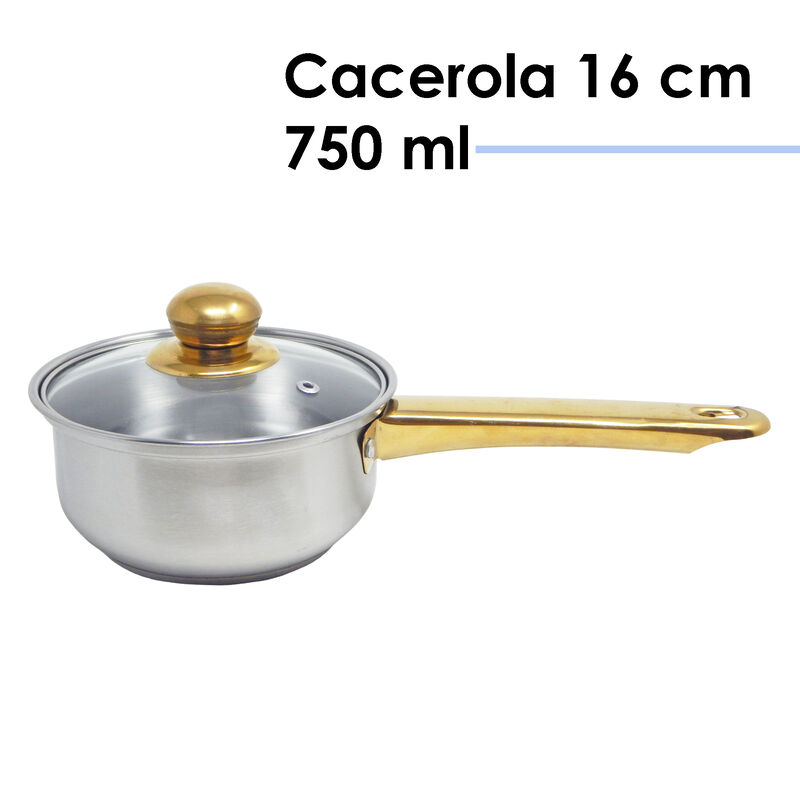 Batería de Cocina Ontario Acero Inox Compatible... image number null