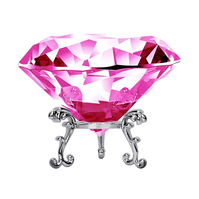 Peso De Escritorio Adwikoso 8 cm Diamante De Cr... image number null
