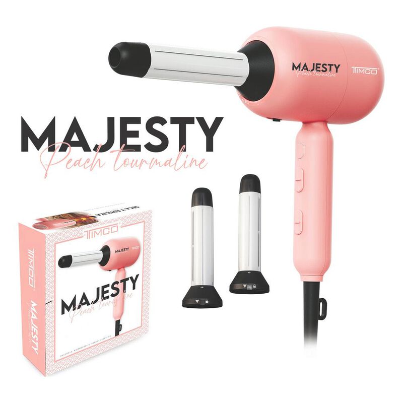 Secadora Rizador Cabello Majesty Dos Barriles 2... image number null