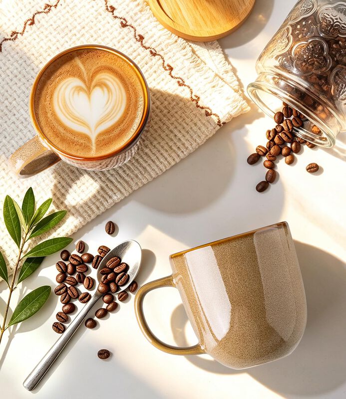 Juego De 6 Tazas De Caf&eacute; Leratio De 355 ml Hech... image number null