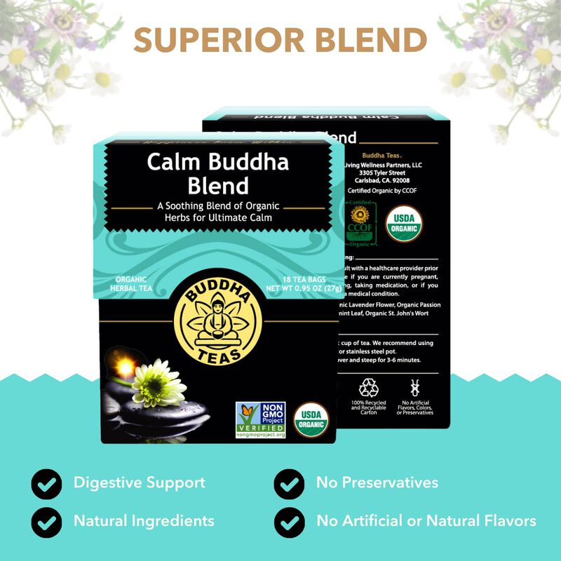 Buddha Teas - Mezcla Calm Buddha (18 Bolsas) image number null
