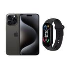 iPhone 15 Pro Max 256GB Negro E-SIM Reacondicionado + Brasalete Gen&eacute;rico