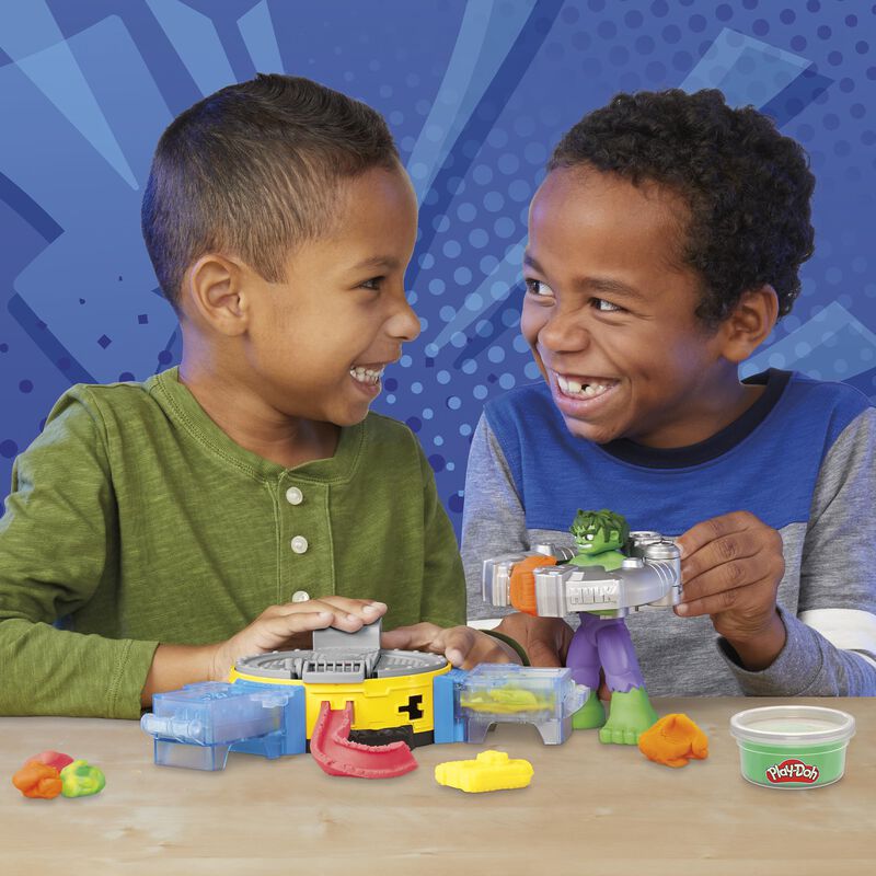 Playset Play-doh Marvel Hulk Smash & Squish Con... image number null