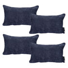 Cojin Decorativo Rogga Delta Set De 4 Azul