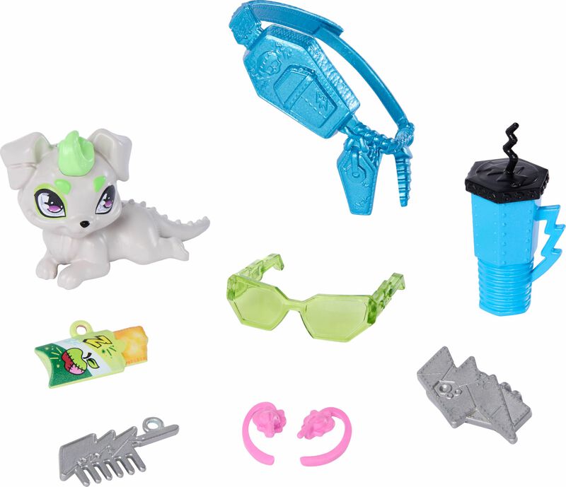 Mu&ntilde;eca Monster High Frankie Stein Con Perrito Y... image number null
