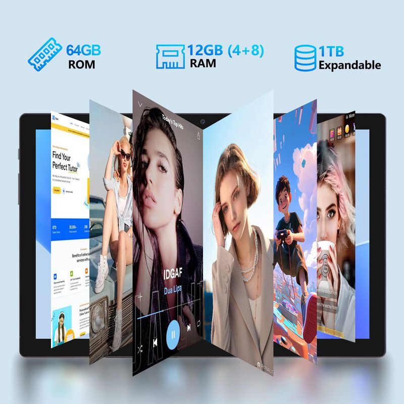 Tablet Itmeipc Android 14 12 Gb Ram 64 Gb Rom 1... image number null