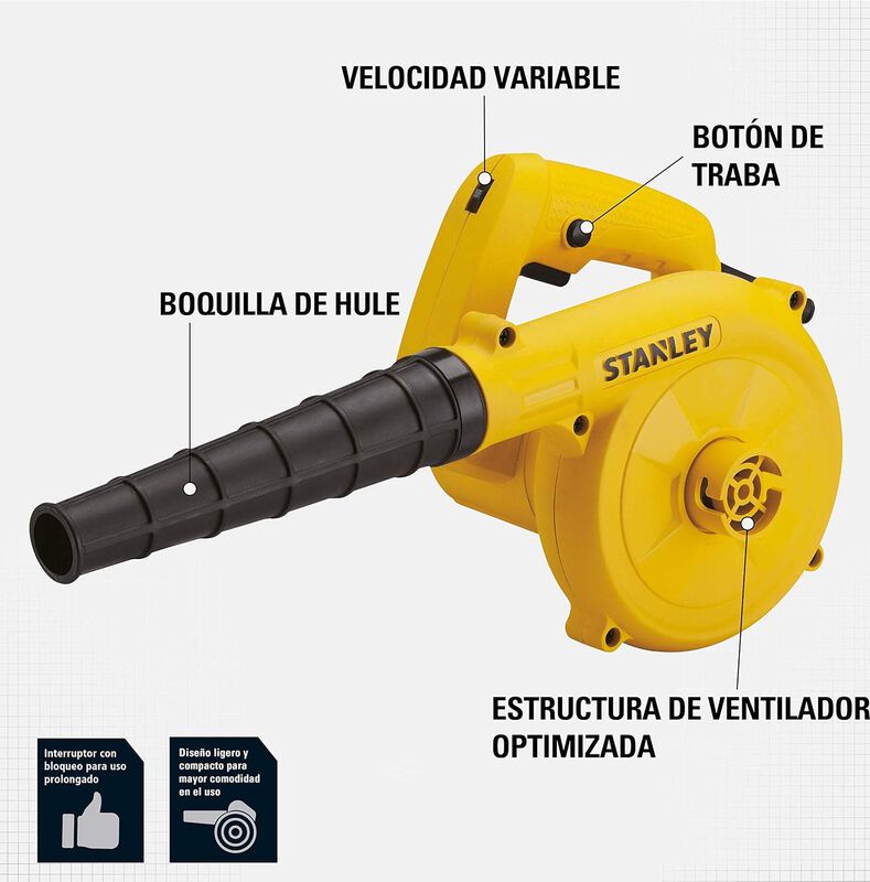 Sopladora / Aspiradora Stanley 600w Profesional... image number null