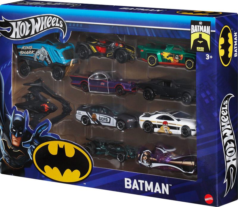 Toy Cars Hot Wheels Con Tem&aacute;tica De Batman, Paq... image number null