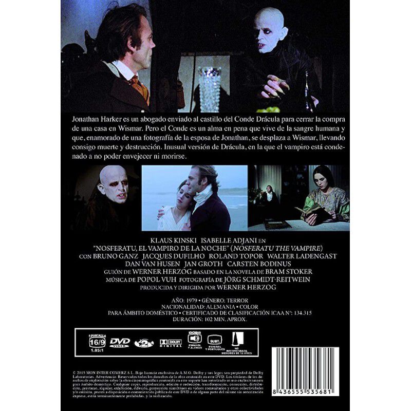 Nosferatu, Vampiro De La Noche [dvd.] (1979) No... image number null