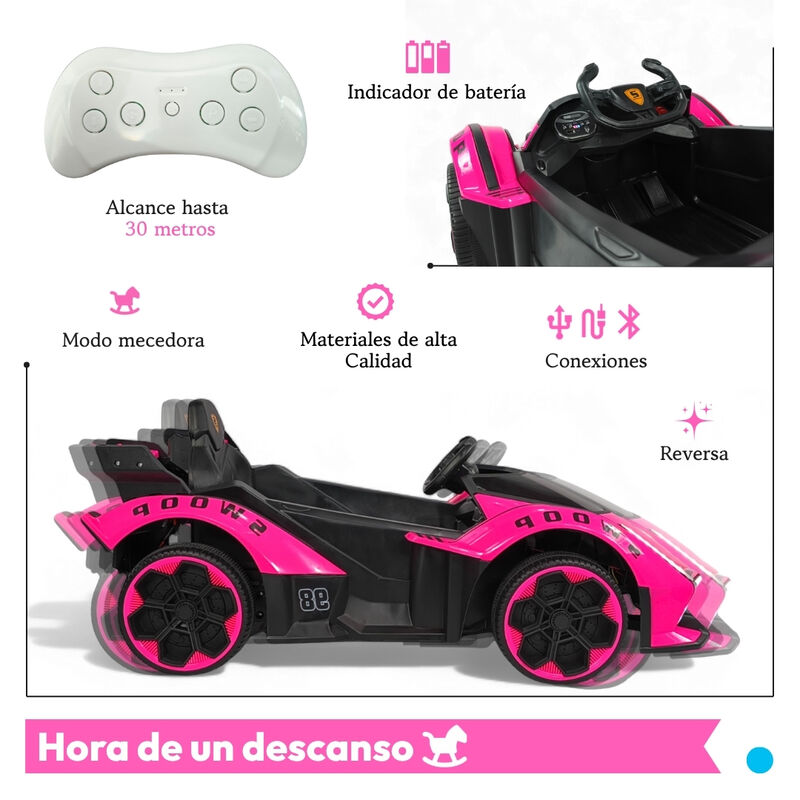 Carro Montable Para Ni&ntilde;os Ferrari Con Control R... image number null