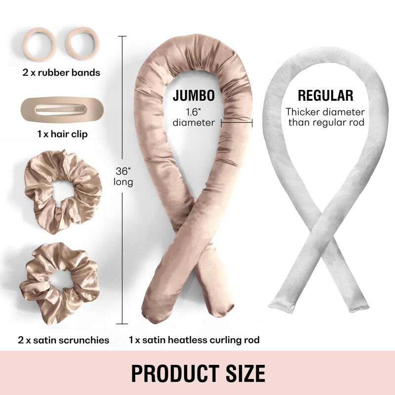 Set De Rizadores De Pelo Jumbo Heatless Blinkee... image number null