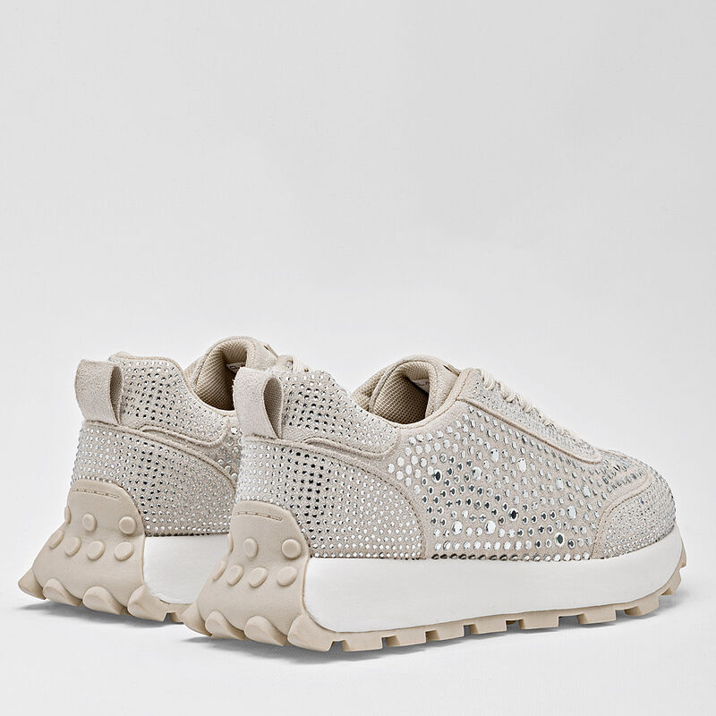 Clasben Tenis urbano para mujer late plata image number null