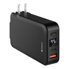 Cargador USB con Power Bank de 10,000 mAh, PD 20 W / QC 18 W con 1 salida USB C, 1 salida USB, cable