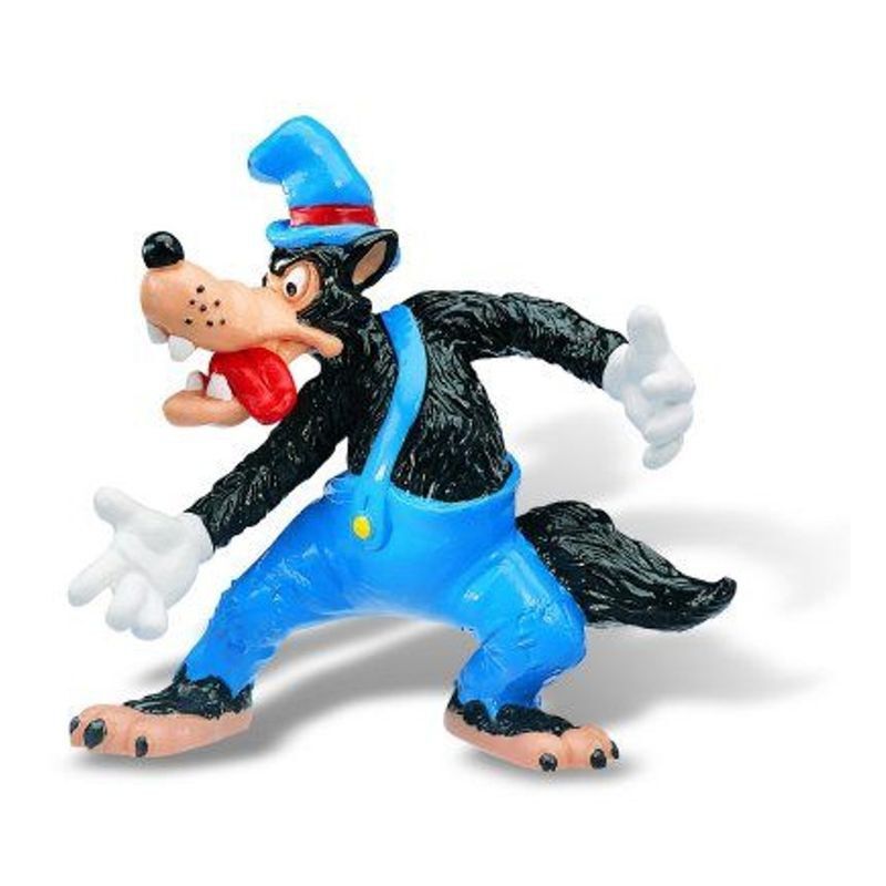 Figura Lobo Tres Cerditos Disney 8 cms image number null