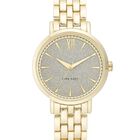 Pulsera Watch Nine West Nw/2402glgb En Tono Dorado Para Mujer