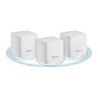 Sistema Smart Wi-Fi 6 MESH triple AX1500 2,4 GHz y 5 GHz, hasta 30 m de alcance por módulo