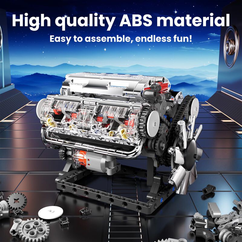 Kit De Motor Modelo Mould King 10088 V8 Con 535... image number null
