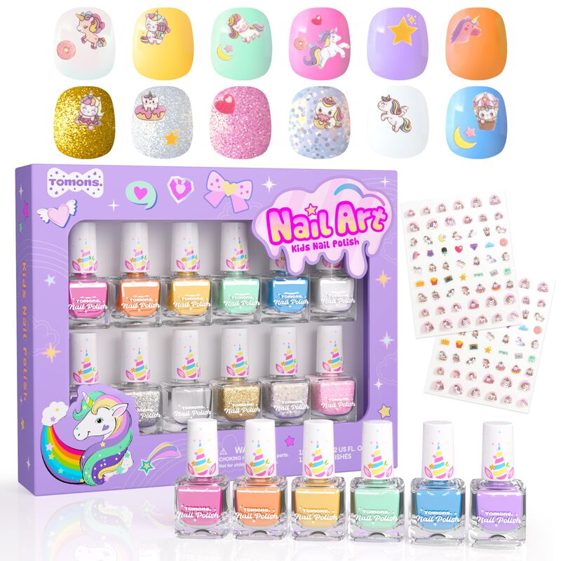 Set De Esmaltes De U&ntilde;as Tomons 12 Colores A Bas... image number null