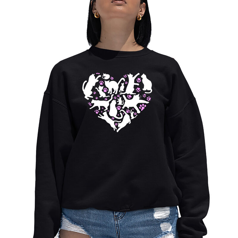 Sudadera De Cuello Redondo Word Art Para Mujer ... image number null
