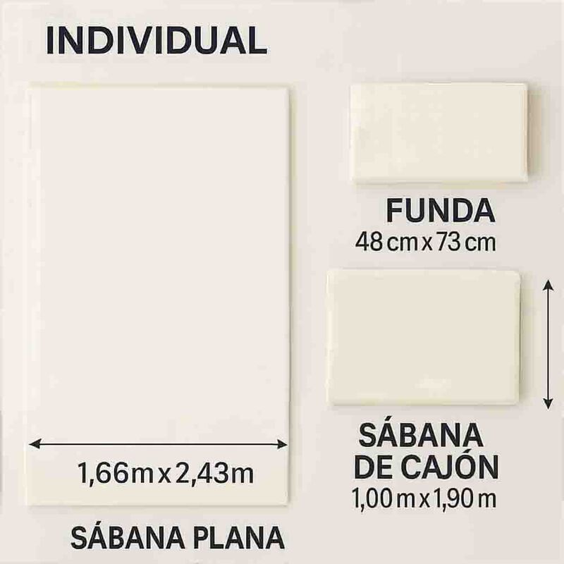 Juego de S&aacute;banas Tacto Algod&oacute;n Suaves y Durader... image number null