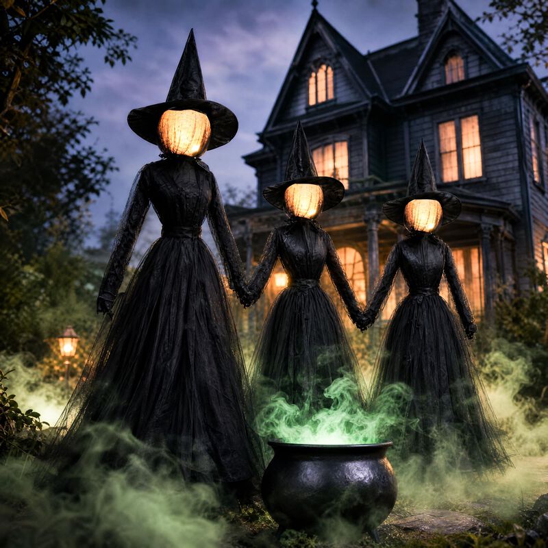 Decoraciones De Brujas Tw Shine 183 cm, Paquete... image number null