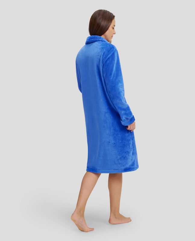 Bata con Cremallera Azul image number null