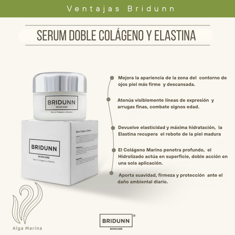 BRIDUNN Suero Facial Doble Col&aacute;geno Marino e Hi... image number null