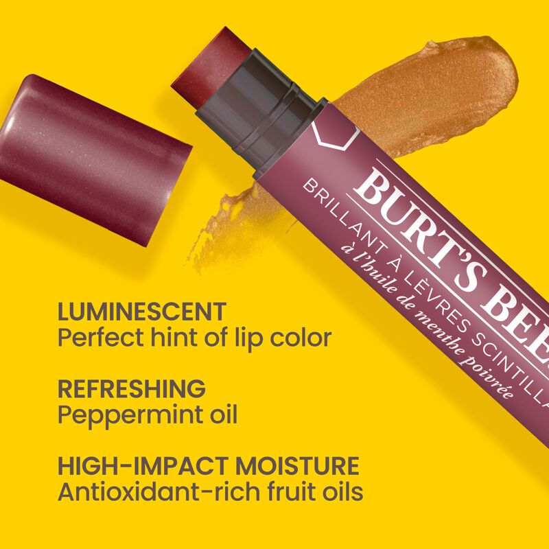 Lip Shimmer Burt's Bees Nude Collection, 3 Tubo... image number null