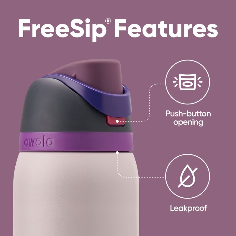 Botella De Agua Owala Freesip De Acero Inoxidab... image number null