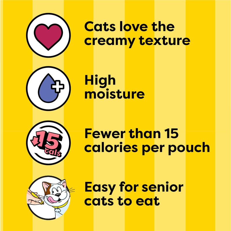 Pur&eacute; Cremoso De Pollo, Salm&oacute;n Y At&uacute;n Cat Treats... image number null