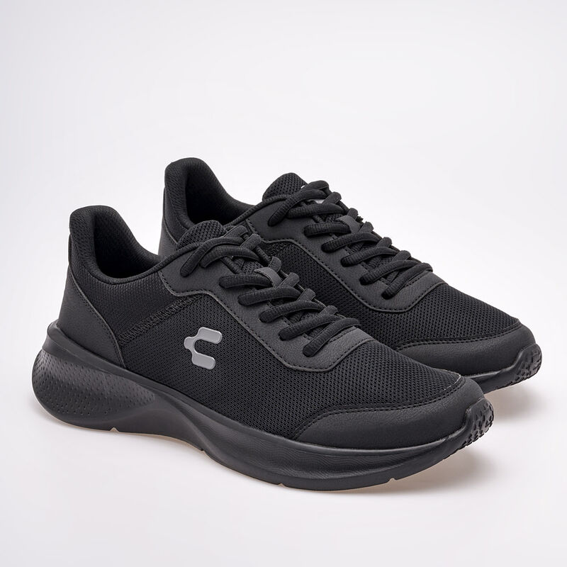 Charly Tenis deportivo para hombre negro, impor... image number null