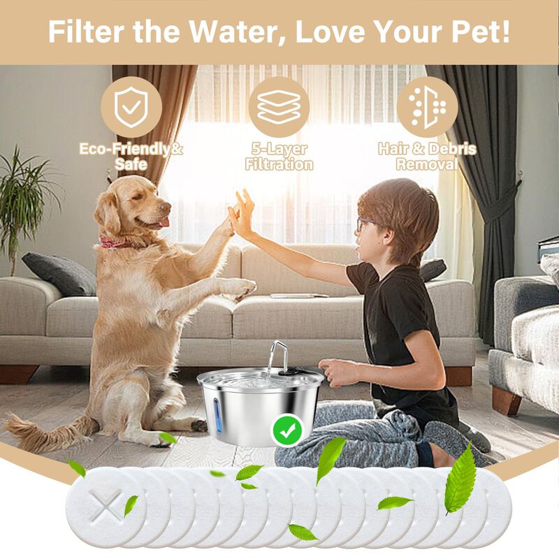 Filtro De Agua Hoetek Para Pawccoli 7 l &ndash; Pack ... image number null