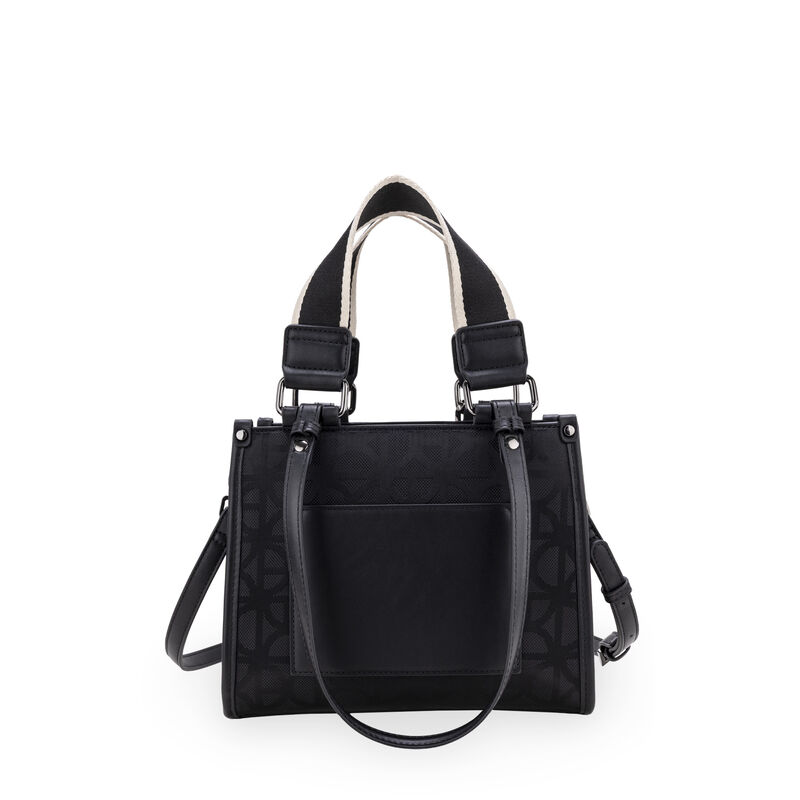 Bolsa Satchel Chica Charm De Monograma Color Ne... image number null