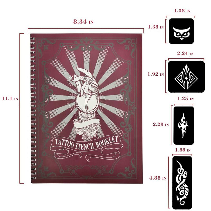 Plantillas De Tatuaje Tiebeauty 20 Hojas Reutil... image number null