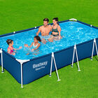 Alberca Rígida Estructural Rectangular Azul 1 Modelo 4.00m X 2.11M X 81cm Caja 1