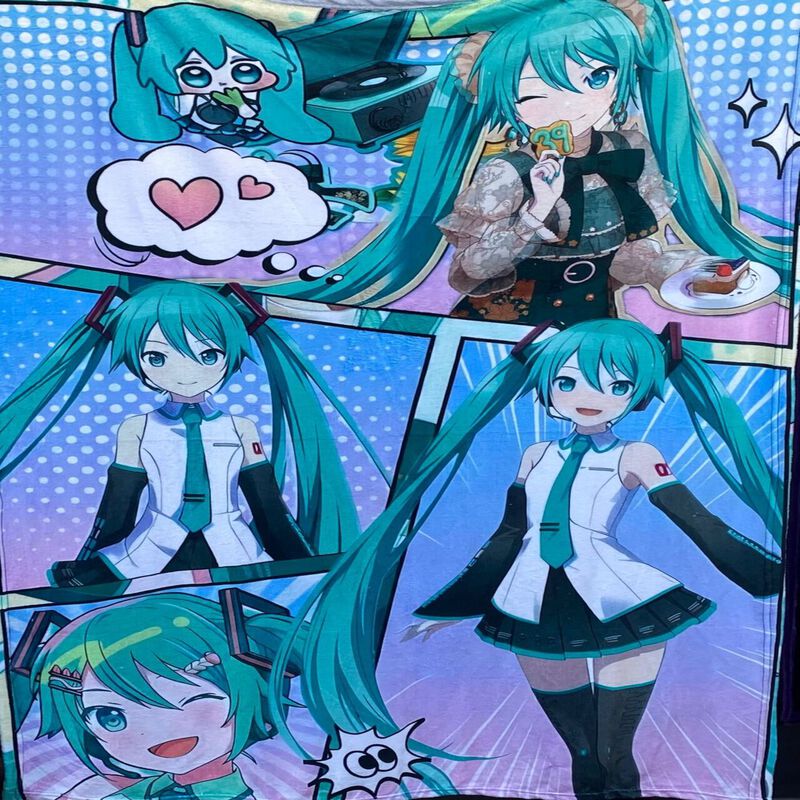 Exclusiva! Cobija Frazada Ultra Suave Hatsune M... image number null