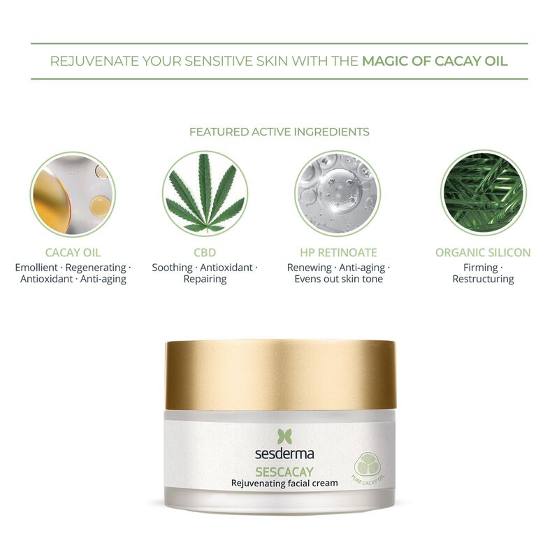 Crema Facial Sesderma Sescacay 50 ml Antiedad image number null