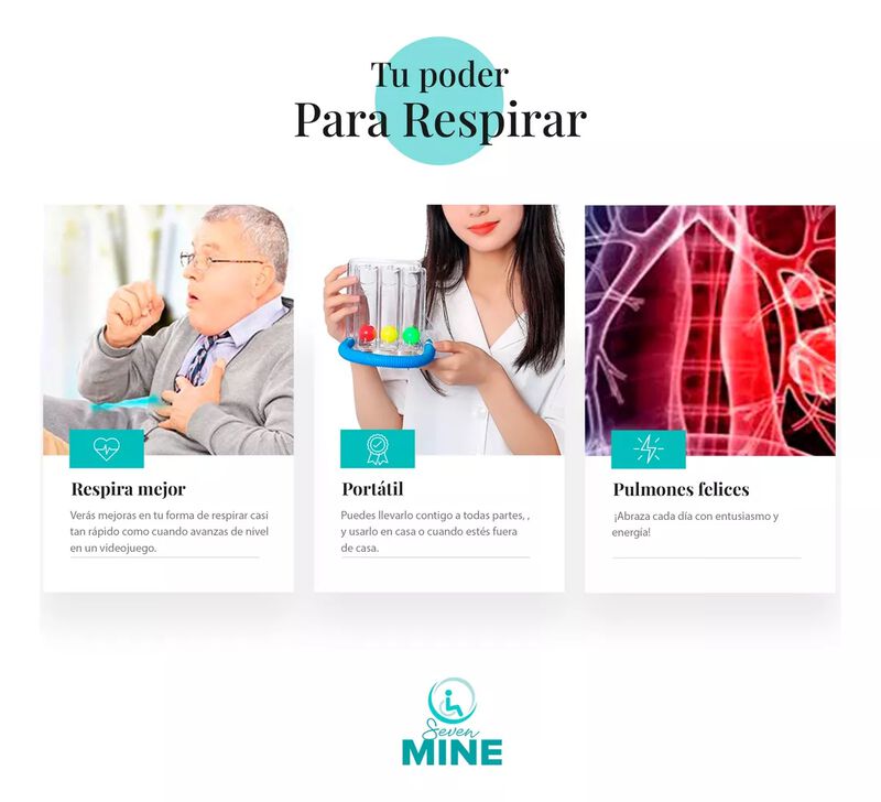 Espirometro 3 Bolas Ejercitador Pulmonar | IP00... image number null