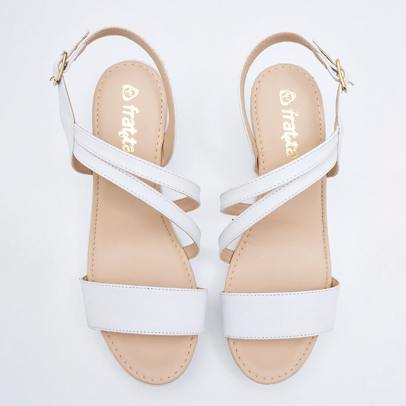 Fratta Sandalia para mujer blanco image number null