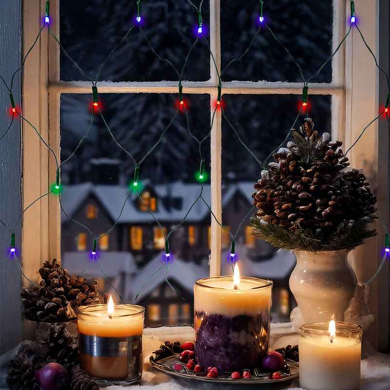 Serie tipo Red Luces LED Multicolor 320 focos c... image number null