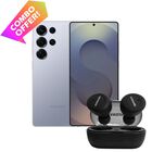 Combo Galaxy S25 Ultra 1TB/12RAM Azul Plateado + Aud&iacute;fonos