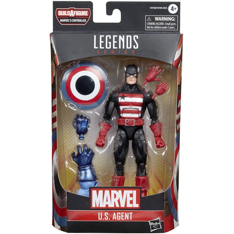 Figura U.S. Agent Marvel Legends con Build-A-Fi... image number null