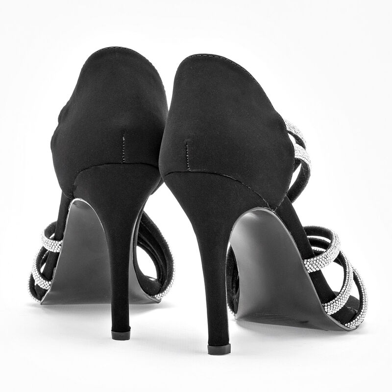 Clasben Zapatillas de fiesta para mujer negro p... image number null