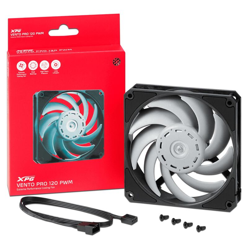 Ventilador para Gabinete XPG Vento PRO 120 PWM,... image number null