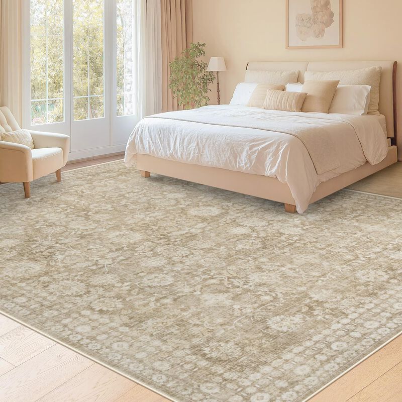 Alfombra Losbulake 244 cm &times; 152 cm Lavable Con ... image number null